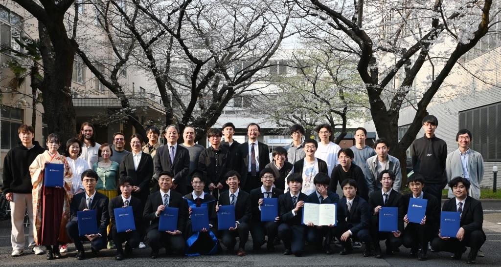 2024年度学位記授与式・当研究室の学生1名が受賞